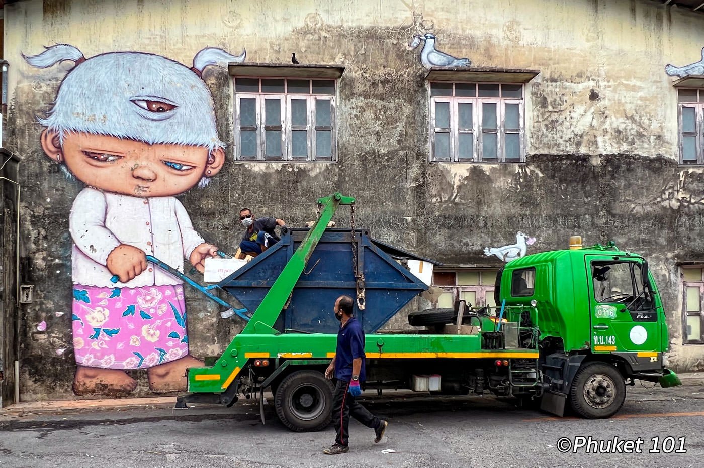 Mural Paintings and Street Art in Phuket Town