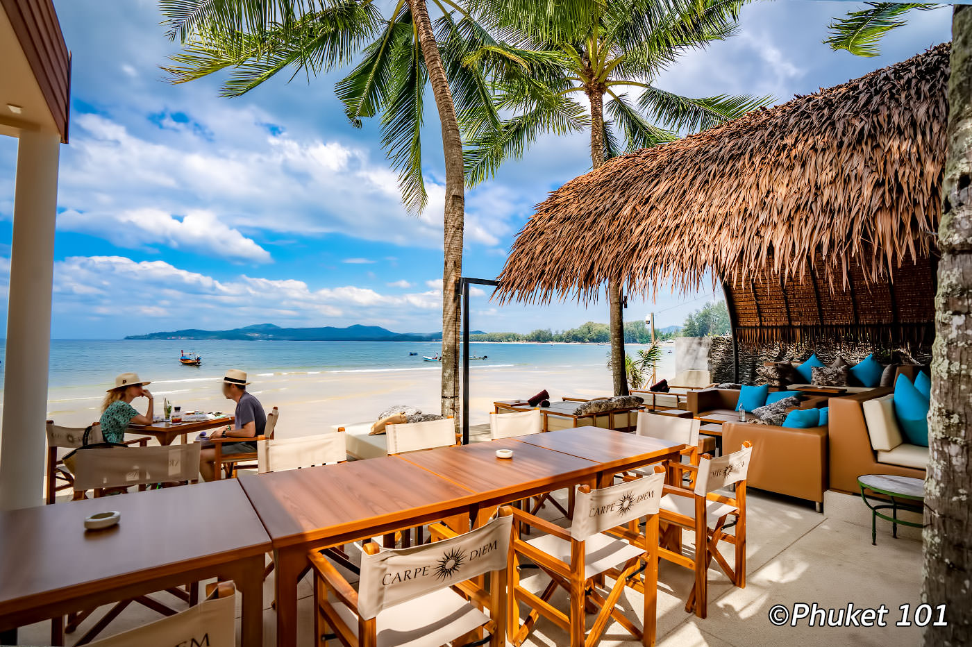 Carpe Diem Beach Club on Bangtao Beach in Phuket